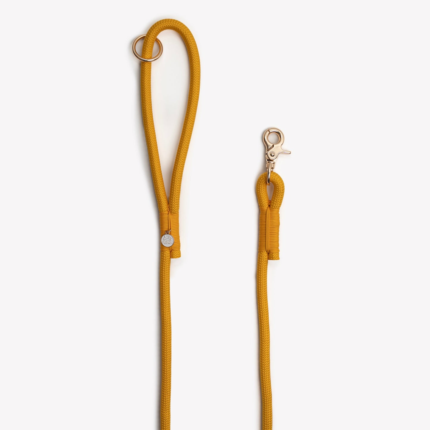 'Yellow' - Braided Rope Leash