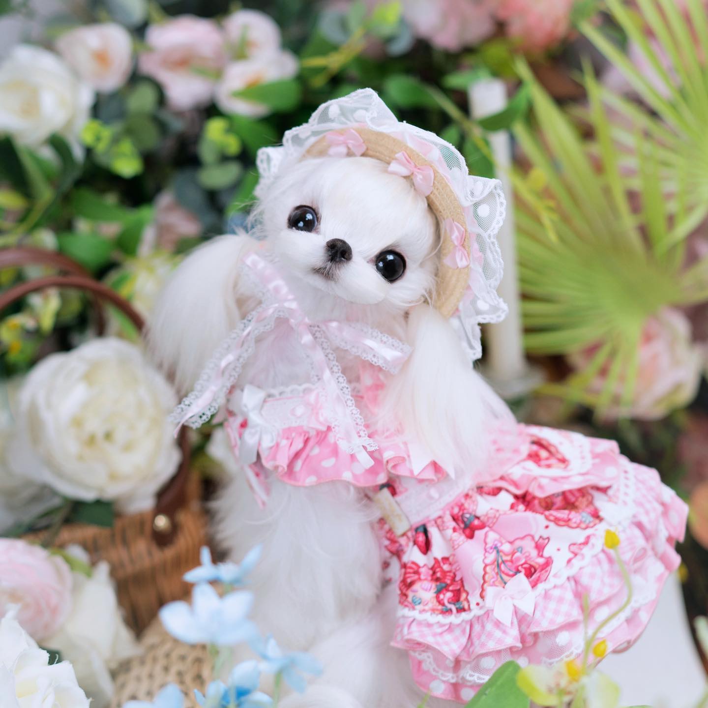 strawberry princess dog dress