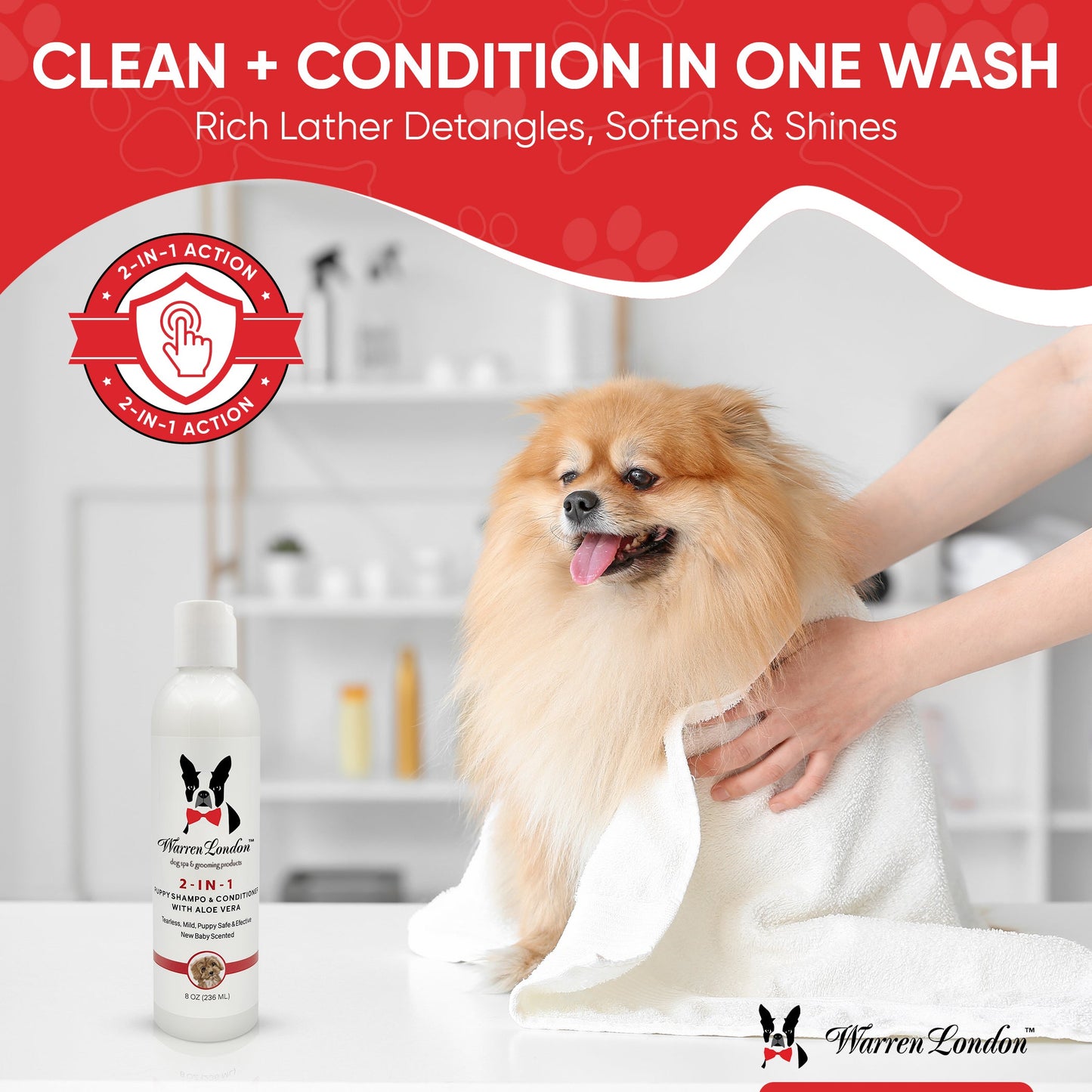 2-in-1 Puppy Shampoo & Conditioner