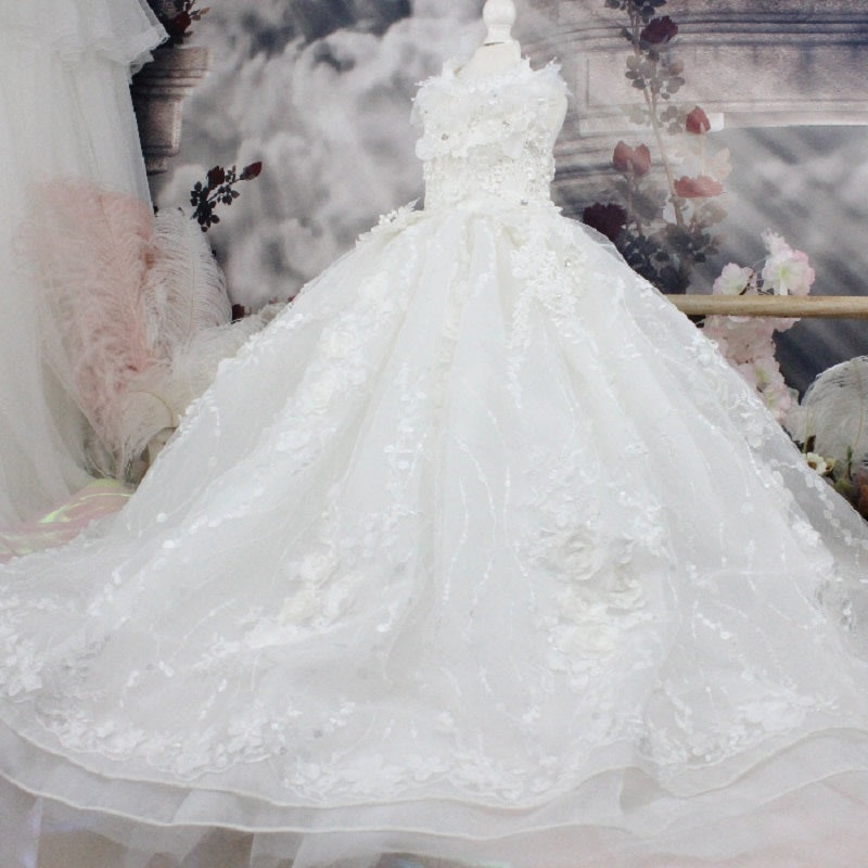 Princess Wedding Dress Dog Ball Gown