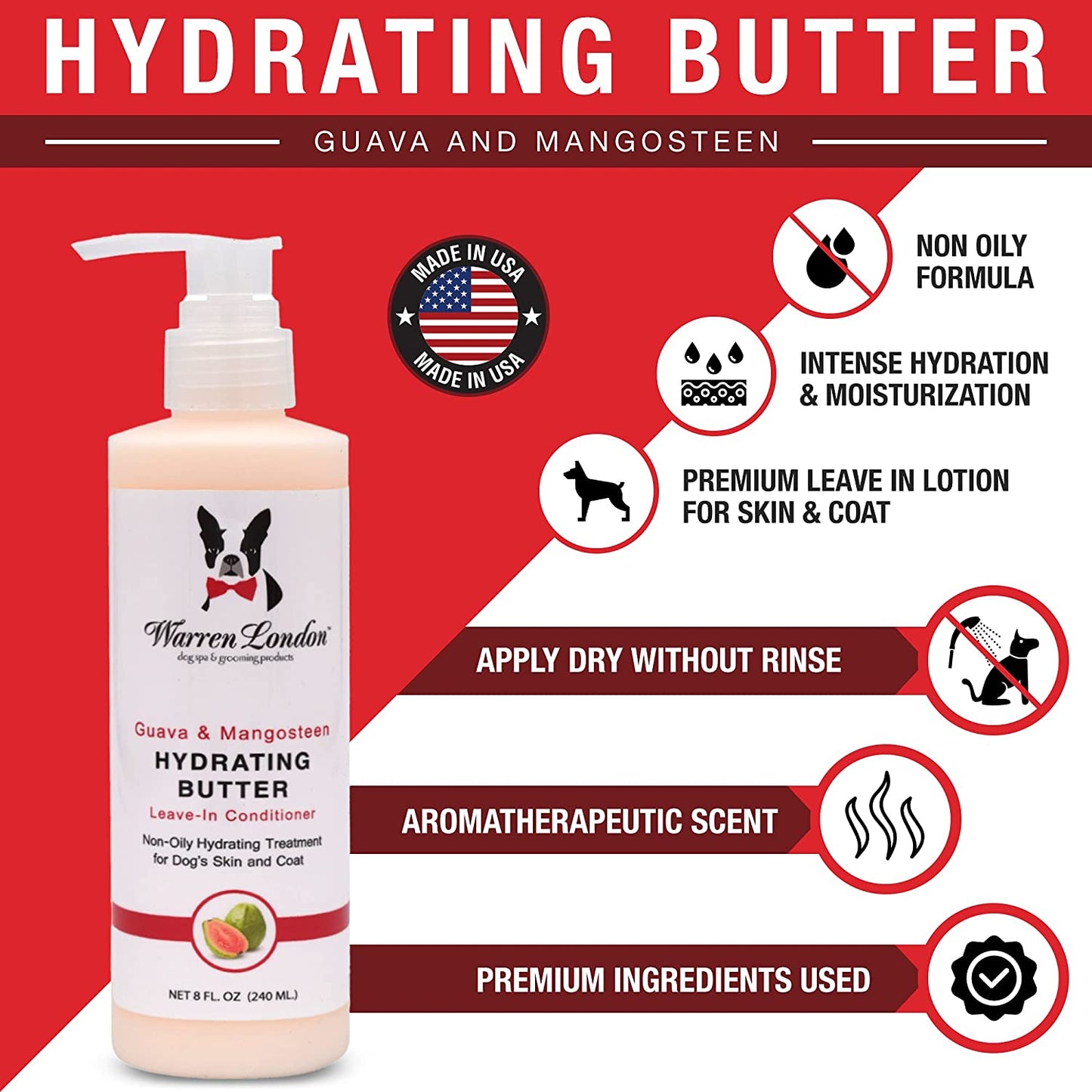 Hydrating Butter - For Dog's Skin & Coat - Leave-In Moisturizer